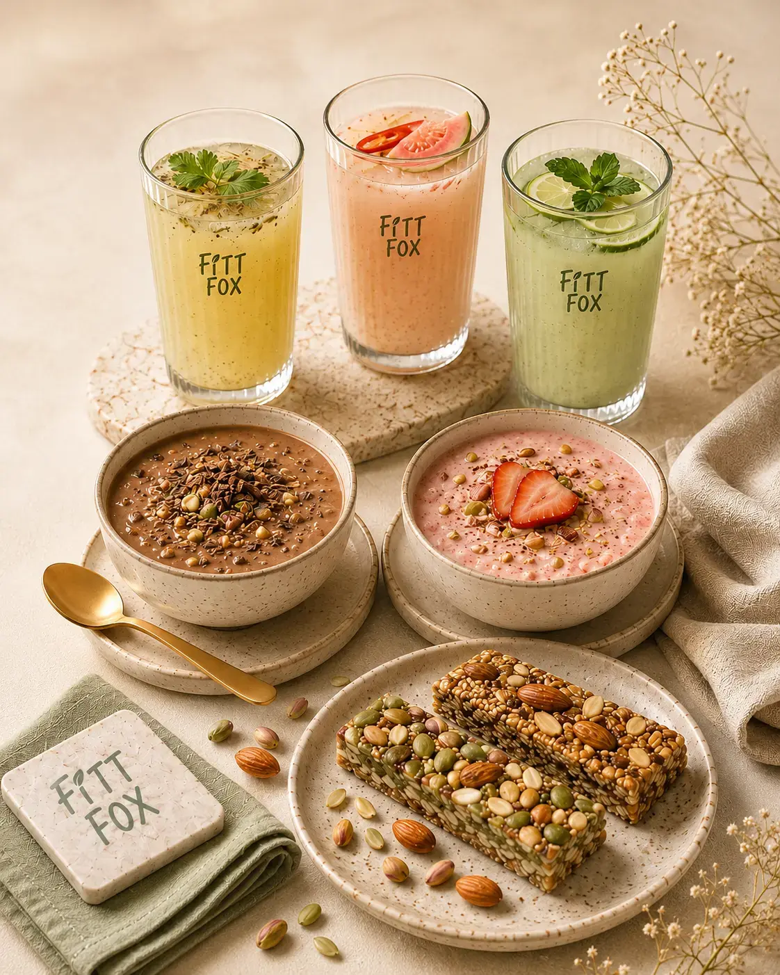 FITT FOX Indian superfoods product range
